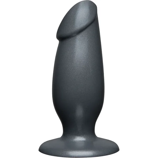 American Bombshell Fat Man Dildo 7in – Gun Metal