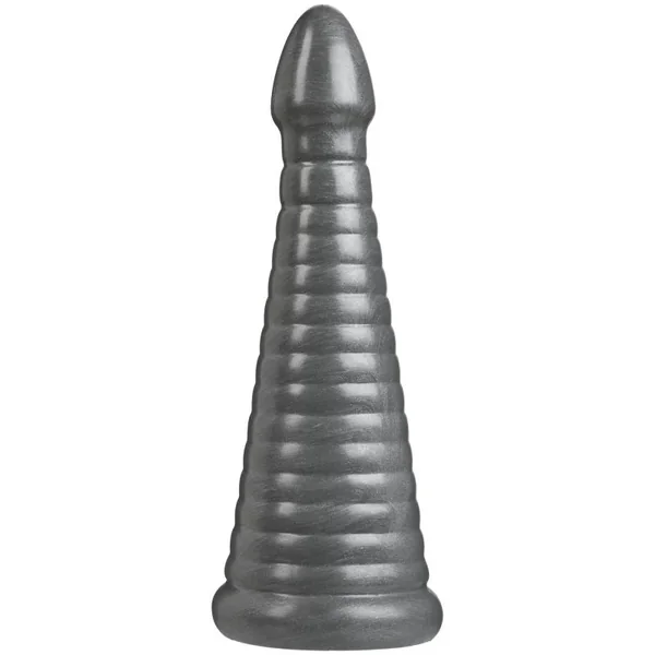 American Bombshell Rockeye Anal Dildo, 11″/28cm, Gun Metal