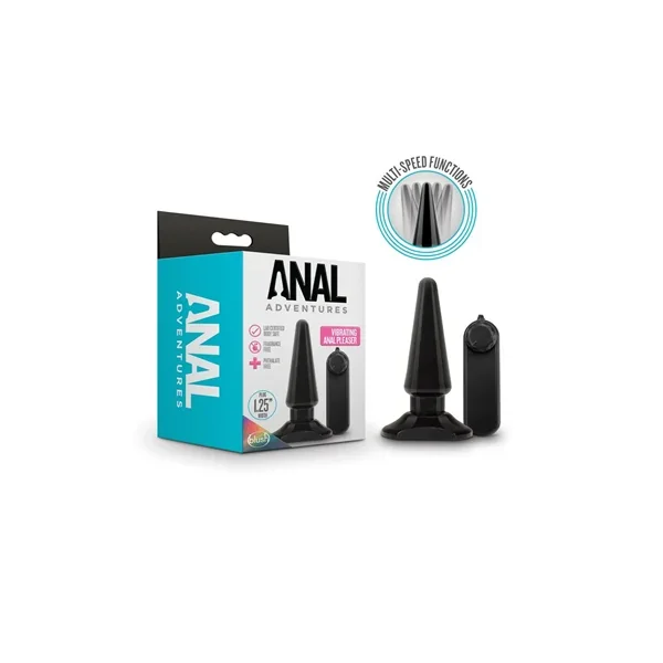 Anal Adventures – Basic Vibrating Anal Pleaser – Black