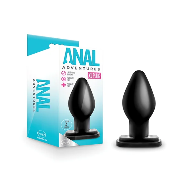 ANAL ADVENTURES XL PLUG BLACK