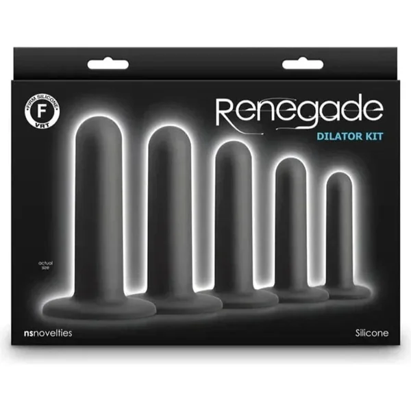 Anal Dilator Kit - NS Novelties - Renegade Dilator Kit - Black