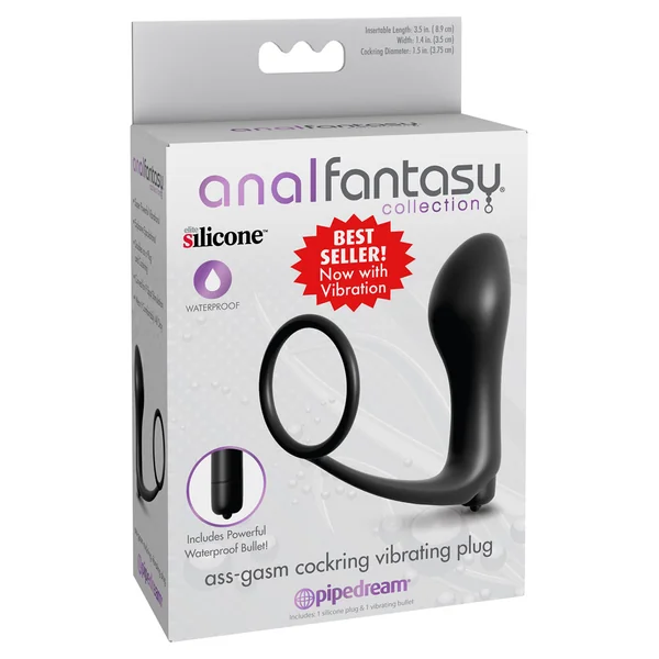 Anal Fantasy Collection – Ass-gasm Cockring Vibrating Plug