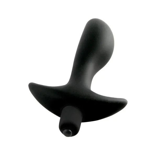 Anal Fantasy Collection Vibrating Perfect Silicone Plug Waterproof 3.5in – Black