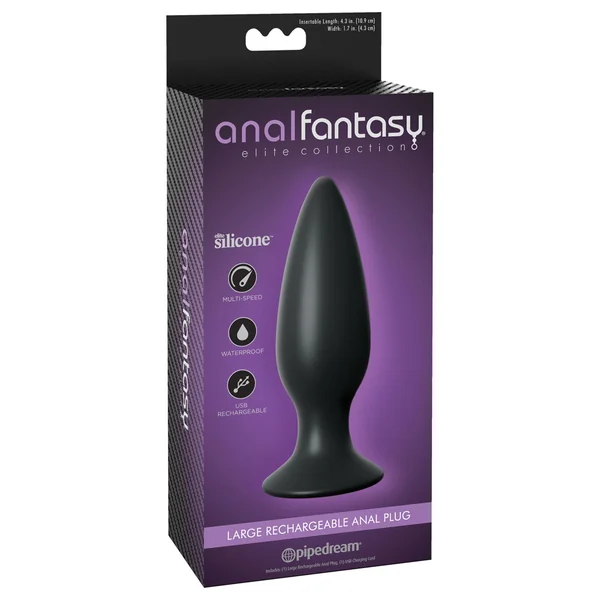 Anal Fantasy Elite – Rechargeable Anal Plug Large