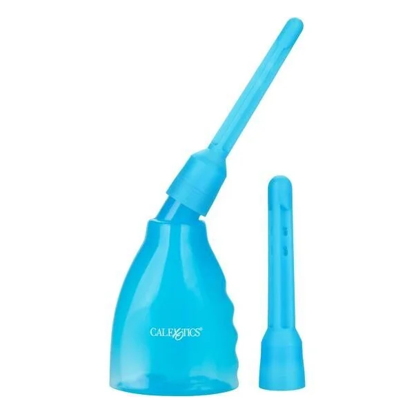 Anal vaginal calex douche enema colonic cleaner hygiene safe body shower unisex blue