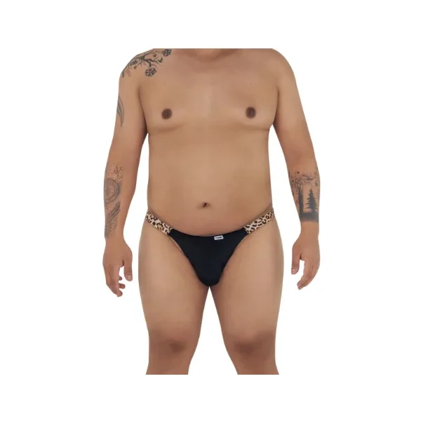 Animal Print Bikini Jockstrap – Plus