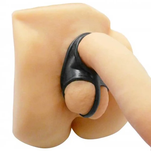 Annex Cock Ring Erection Enhancer & Ball Splitter Black