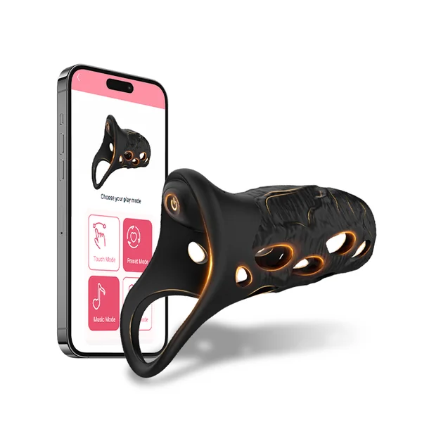 App Controlled Male Sex Toy 10 Vibration Modes App Support Waterproof