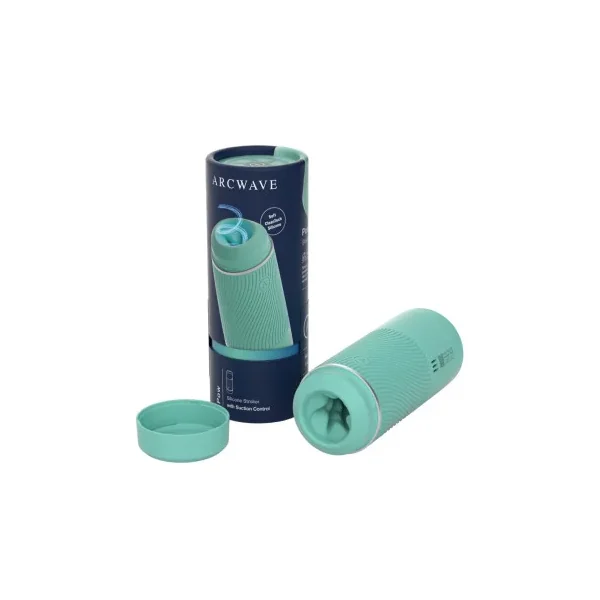 Arcwave Pow Silicone Penis Stroker with Suction Control, Mint