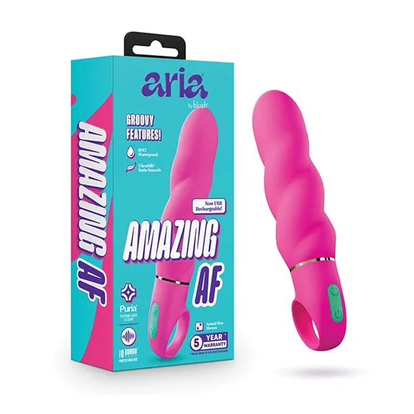 Aria – Amazing AF 2.0 – Rechargeable Vibe – Fuchsia