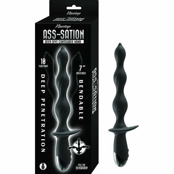 ASS SATION DEEP DIVE CONTOURED WAND-BLACK