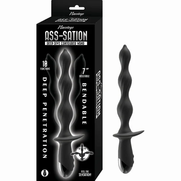 Ass-Sation Deep Dive Contoured Wand - Black