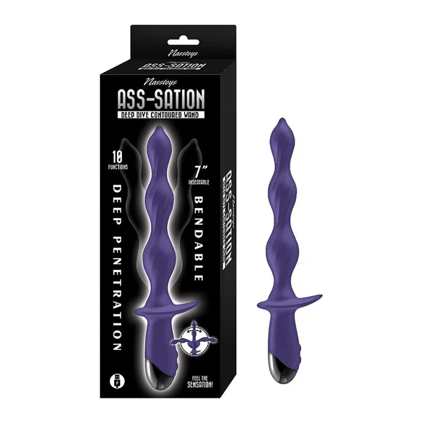 Ass-Sation Deep Dive Contoured Wand by Nasstoys