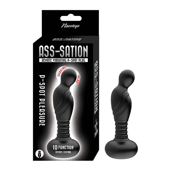 Ass-Sation Remote Vibrating P Spot Anal Plug by NassToys