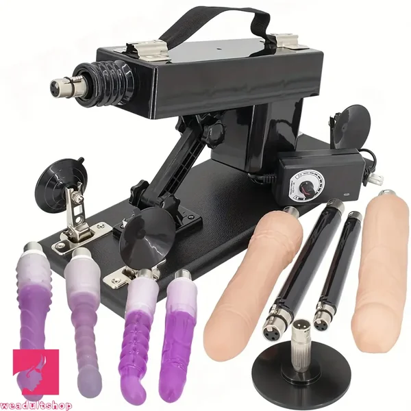Automatic Female Masturbation Pumping Gun For Adults With Fucking Dildo