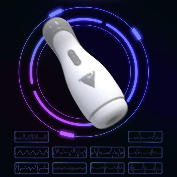 Automatic Rotating Telescoping Hands-free Male Masturbation Cup