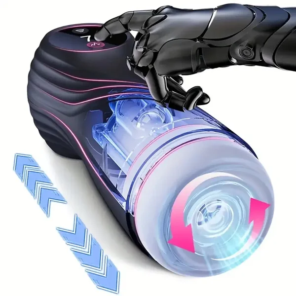 Automatic Sucking Vibrating 7 Modes Exhaust Male Masturbator
