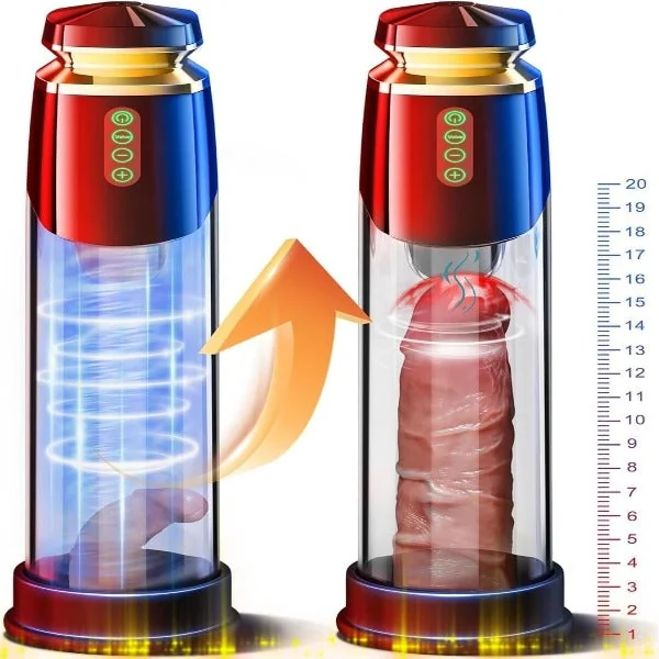 Automatic Vacuum Penis Pump Male Masturbator - Powerful Sucking Penis Enlarge Trainer