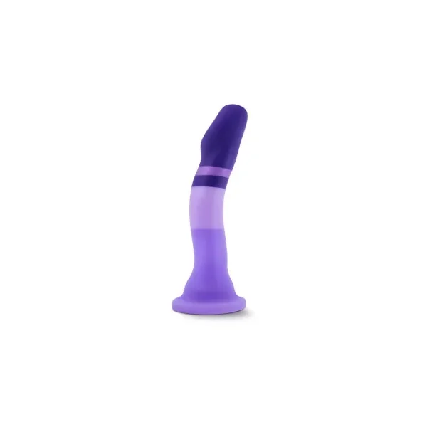 Avant D2 Purple Rain Silicone Dildo, 6.0 Inch Insertable, 1.5 Inch Max Width