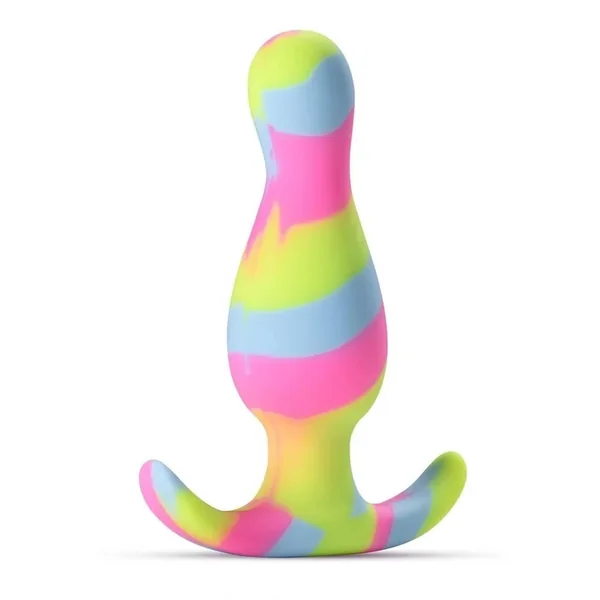Avant Kaleido Lime Silicone Anal Plug – Multicolor