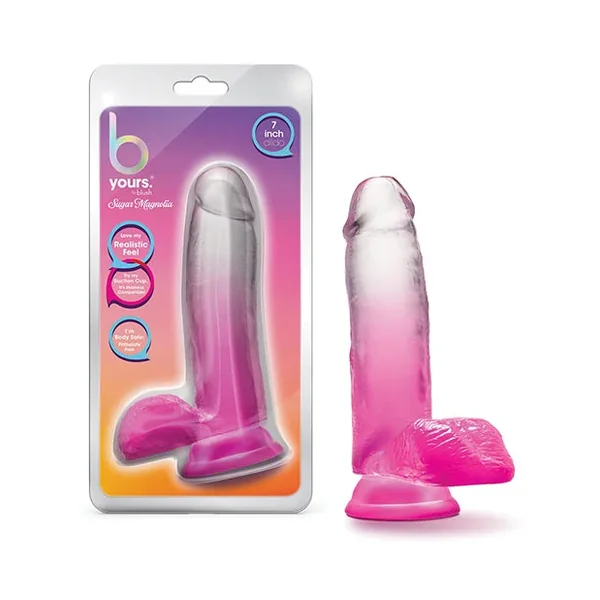 B Yours 7″ Sugar Magnolia Dildo – Fuchsia