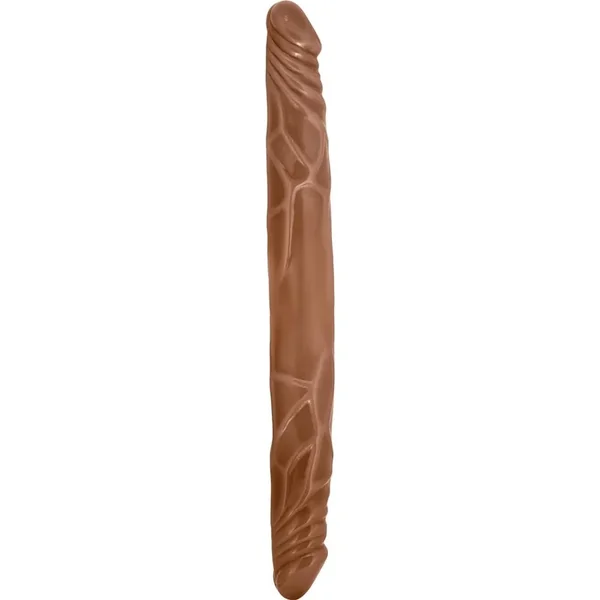 B Yours Double Dildo Latin Brown 14 Inch