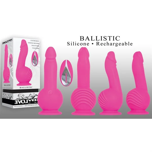 Ballistic Silicone Rechargeable Vibrator 7.5" by Evolved