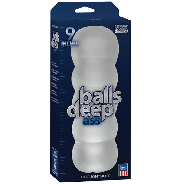 Balls Deep The Bad Ass 9" Stroker - Frost