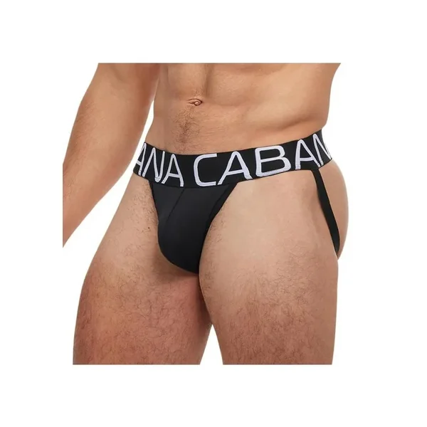 Banana Cabana Jock – Small/Medium- Black