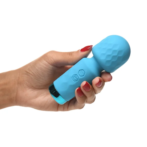 BANG! 10X MINI SILICONE WAND BLUE