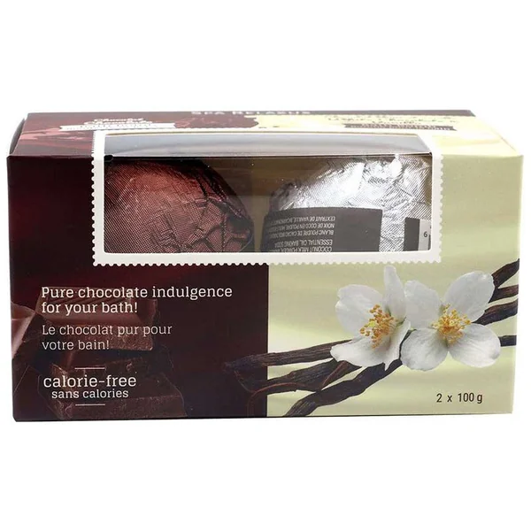 Bath Product - Spa Relaxus - 2 Chocolate Bath Bombs