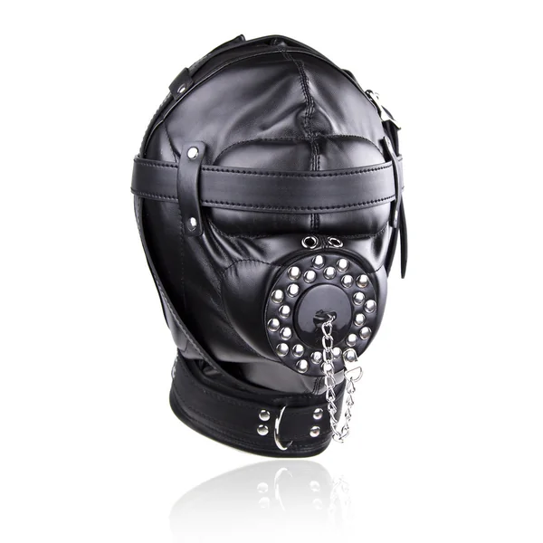 BDSM Face Mask Head Hood Bondage Restraints With Lid