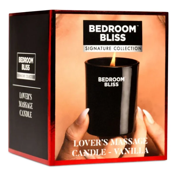 BEDROOM BLISS LOVERS MASSAGE CANDLE VANILLA