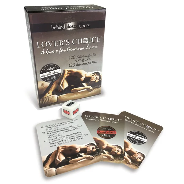 Behind Closed Doors Lover's Choice Erotic Card Game