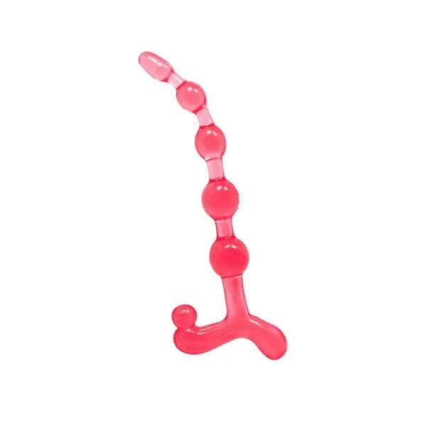 Bendy Twist Palline Anali Rosse Anali Twist Anal Beads Red