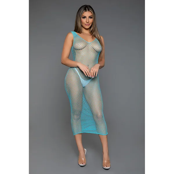 BeWicked – Dress Unleash Me Fishnet – Blue