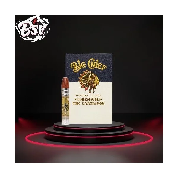 Big Chief THC-A+P 2g Cartridge Melted Diamonds Grandaddy Purp