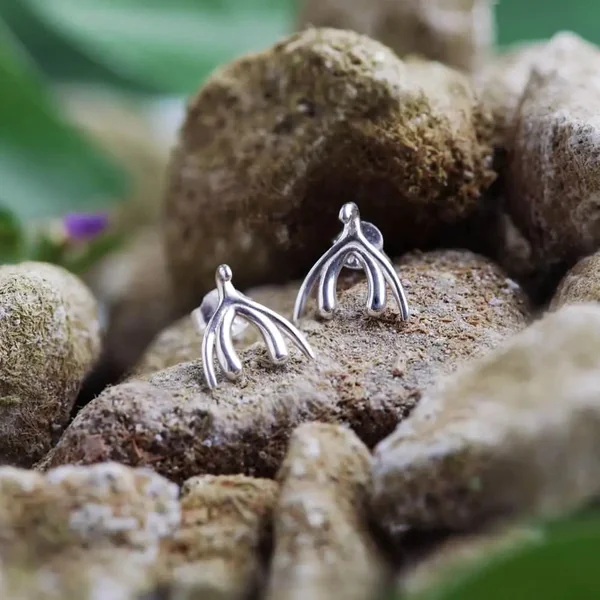 Biird Sterling Silver Clit Earrings