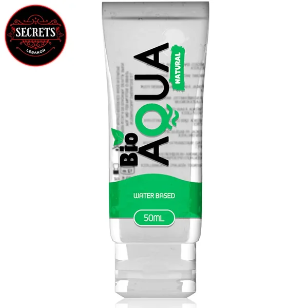 BIOAQUA Natural Water‑Based Lubricant – Toy & Condom Safe