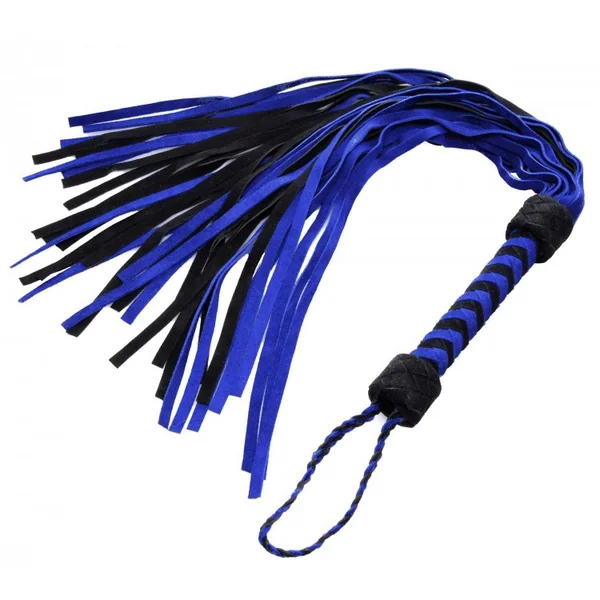 Black and Blue Suede Flogger