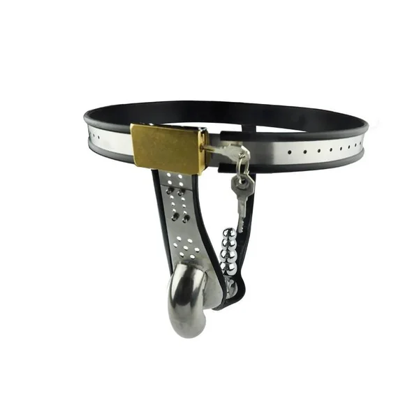 Black Emperor Saddle Male Chastity Belt with plug