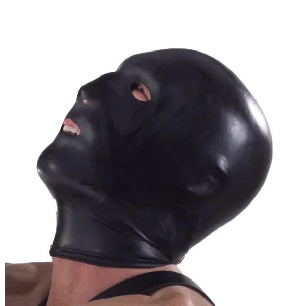Black Hood With Eye, Mouth And Nose Holes
