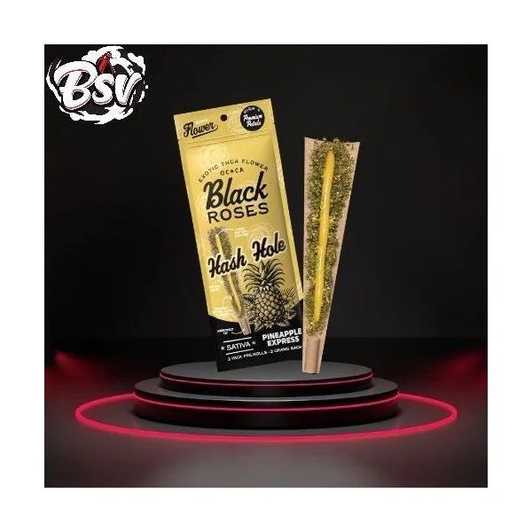 Black Roses 2g Hash Holes 2ct Pineapple Express