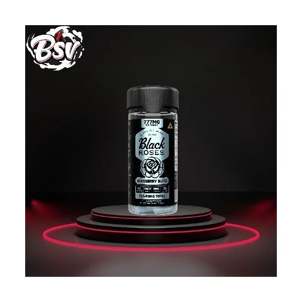 Black Roses Black Out Gummies 20pc Blueberry Blitz