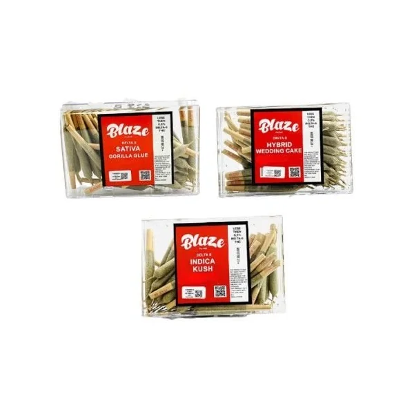 Blaze 40ct Pre-Rolls Delta 8 Gorilla Glue Sativa