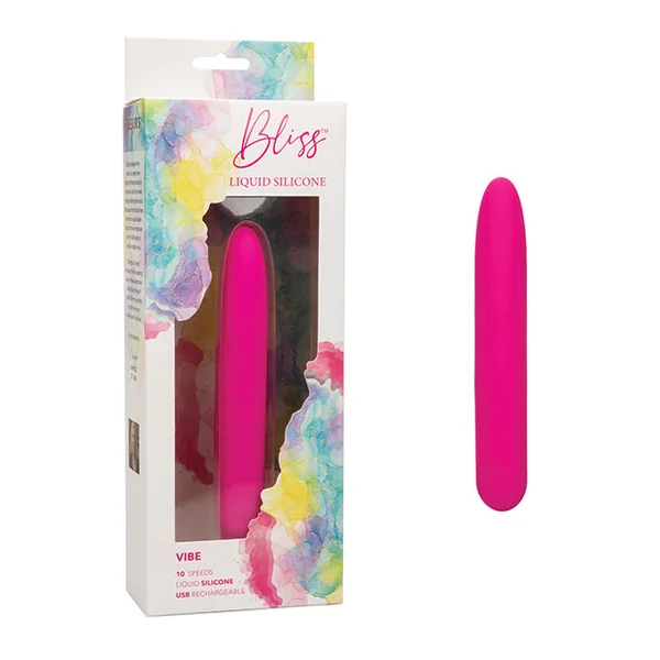 Bliss Liquid Silicone Vibe - Pink