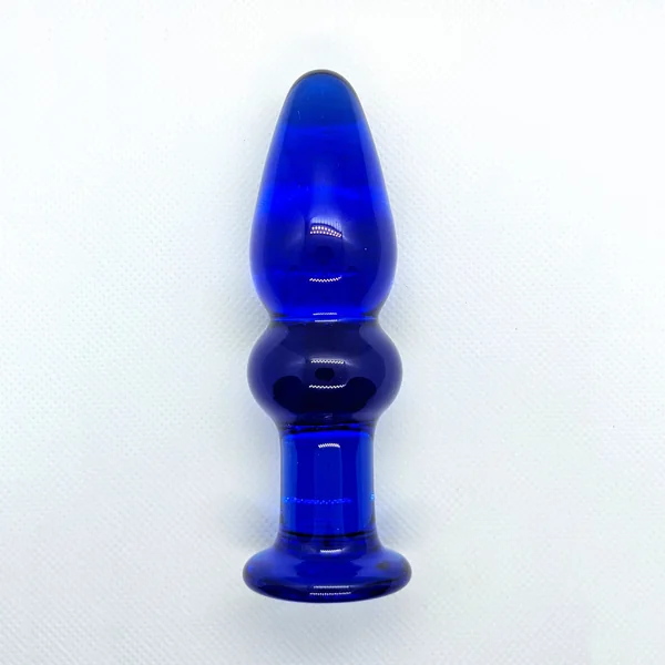 Blue fairy – glass anal plug