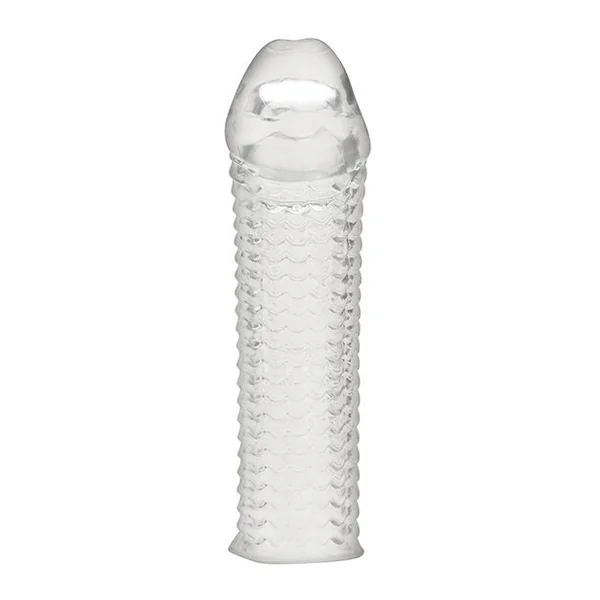 Blue Line 6.5 Inch Textured Penis Enhancing Sleeve Extension