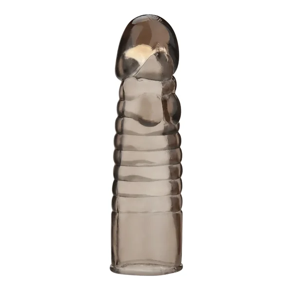 Blue Line 6inch Ribbed Realistic Penis Enhancing Sleeve Extension