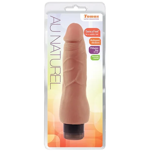 Blush Au Naturel Thomas 9″ Vibrating Dildo Tan